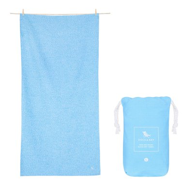 Lagon Blue beach towel