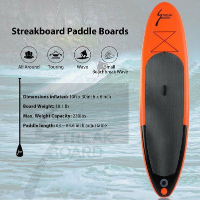 Inflatable Paddle Board SUP with Complete Accessories.