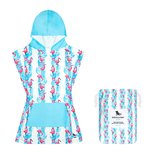 flamingo fever - kids poncho